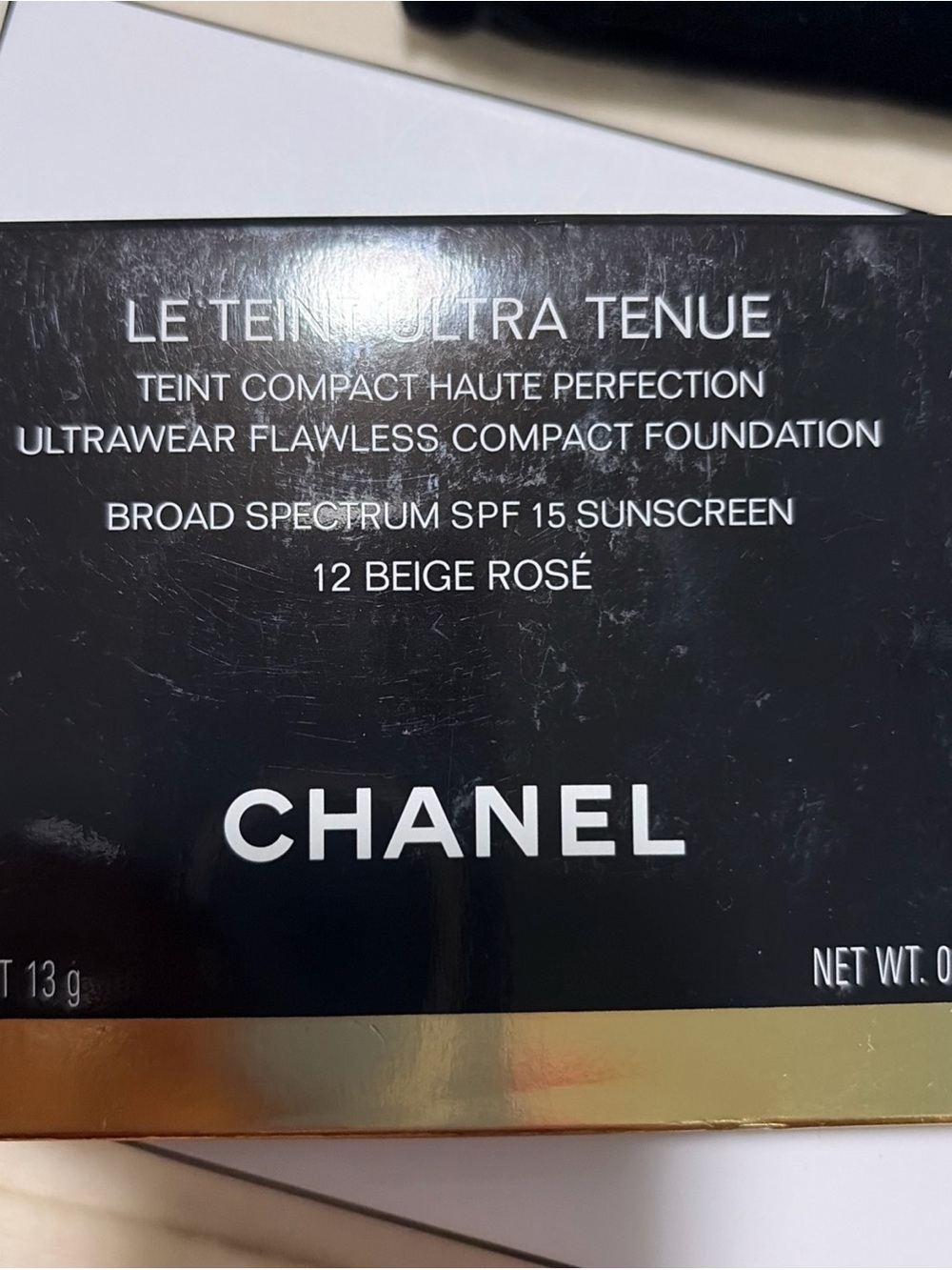 CHANEL Le Teint Ultra Tenue Compact Foundation - Beige Rose